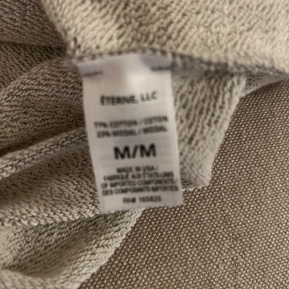 ÈTERNE grey Sleeveless sweatshirt M - Picture 3 of 4